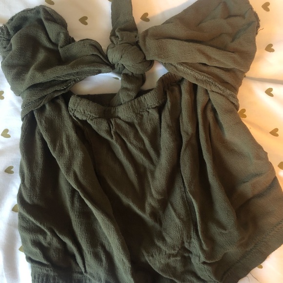 free people crop top with cut out - Picture 2 of 2